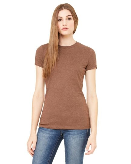 Ladies Bella Canvas Favorite T-Shirt in Brown