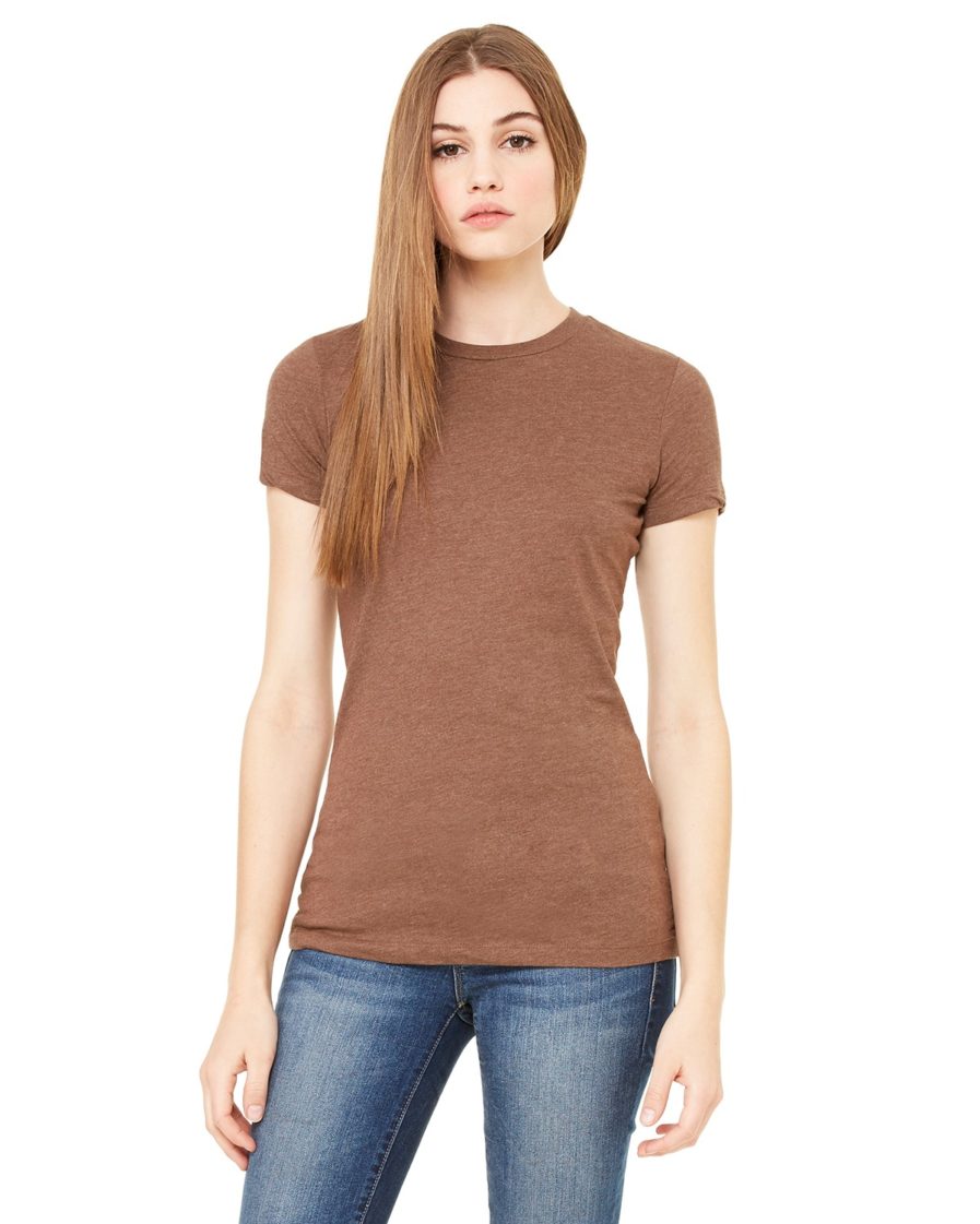 Ladies Bella Canvas Favorite T-Shirt in Brown