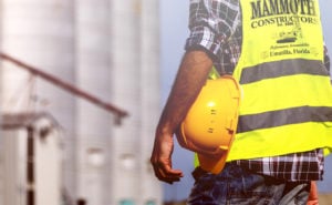 Man wearing Safari sun made Construction Apparel vest