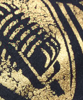 foil foiled black shirt