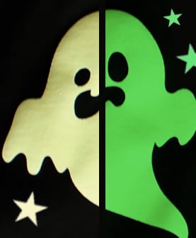 glow-in-dark3 close up of glow in the dark ink on black
