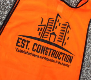 EST Construction Apparel Vest in Safety Orange