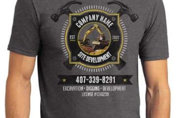 Custom Design T-shirt (Hard at Work)