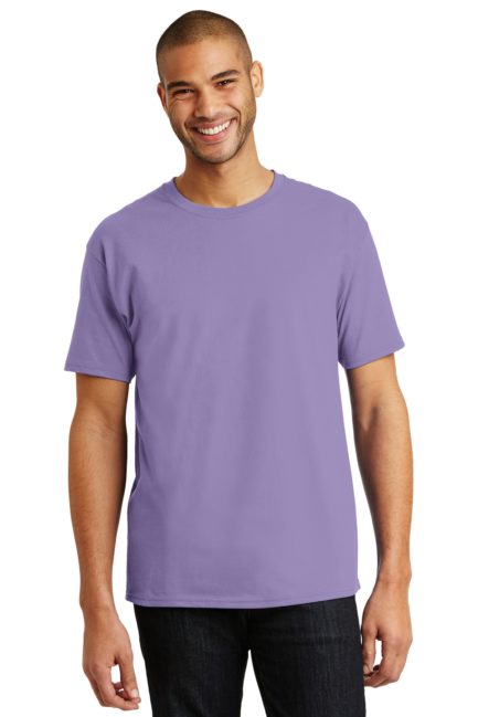 Pure cotton t shirt in lavender color