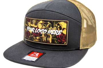 Richardson 168 Hat with printed leather patch