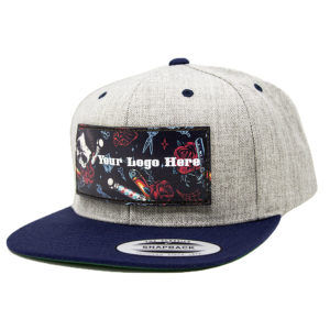 Sport-Tek YP19 Hat with printed leather patch