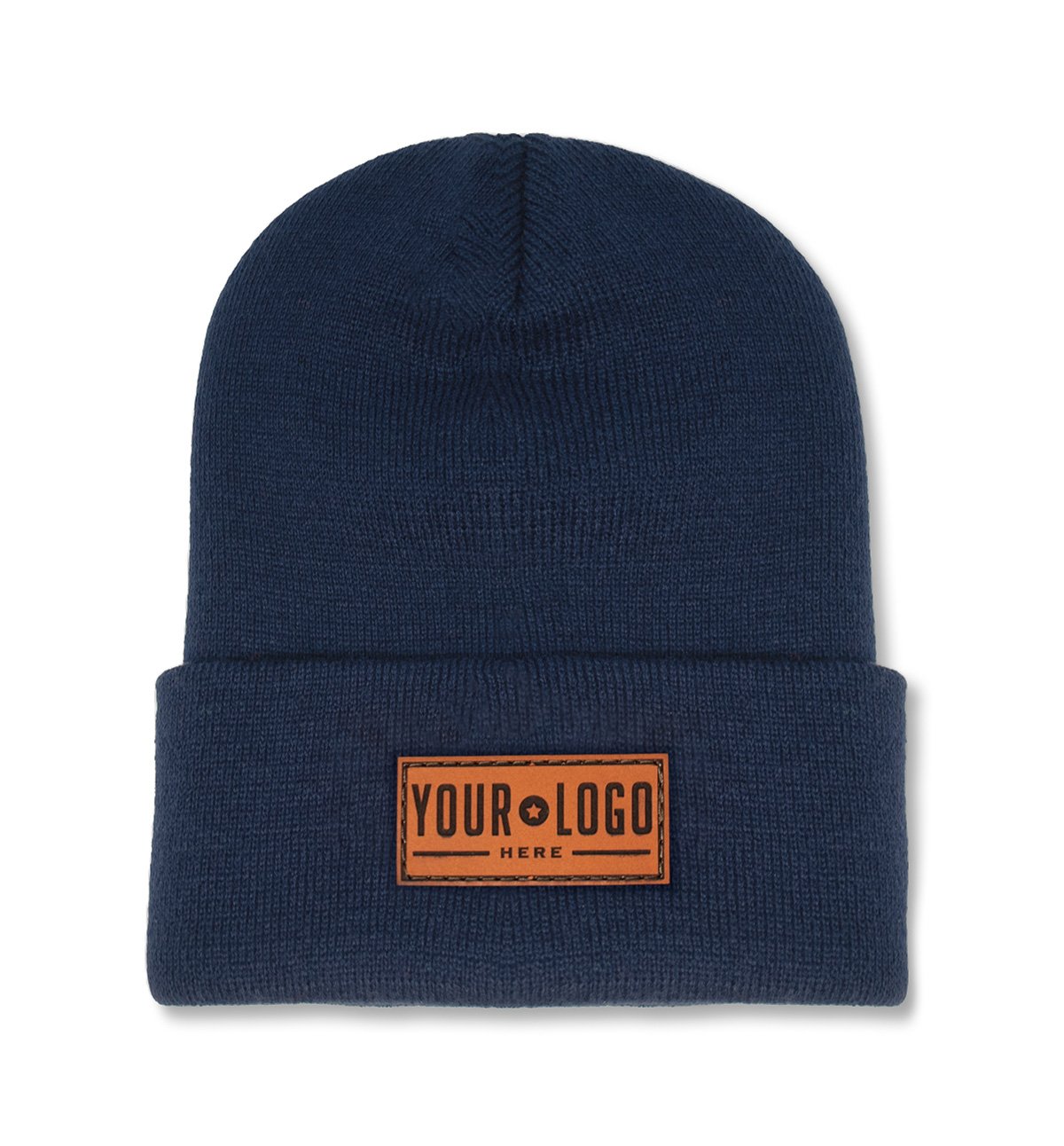 Pom Pom Knit Cap - Patch - Circle Logo – Fuzzy Monkey Coffee Co.