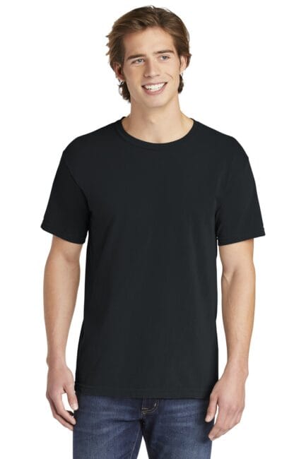 1717 - COMFORT COLORS Heavyweight Ring Spun Tee - L, Black