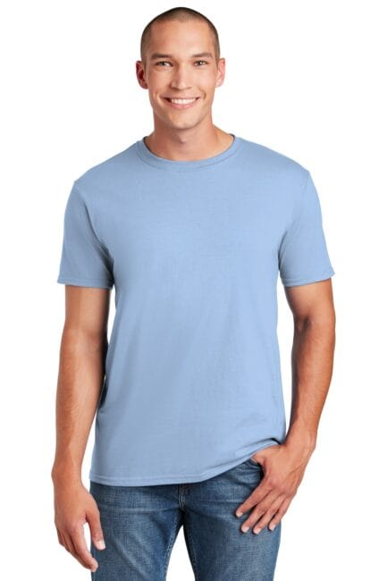 G640 - Gildan Softstyle T-Shirt - L, Light Blue