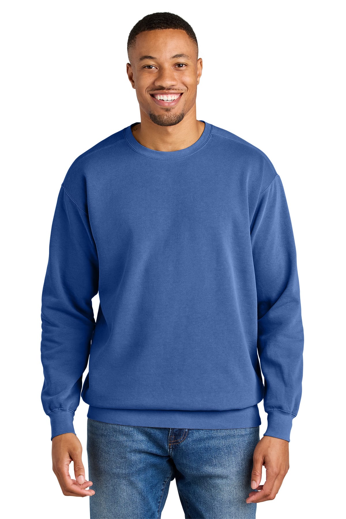 1566 - Comfort Colors Adult Crewneck Sweatshirt - Safari Sun