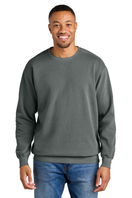 1566 - Comfort Colors Adult Crewneck Sweatshirt - XL, Grey