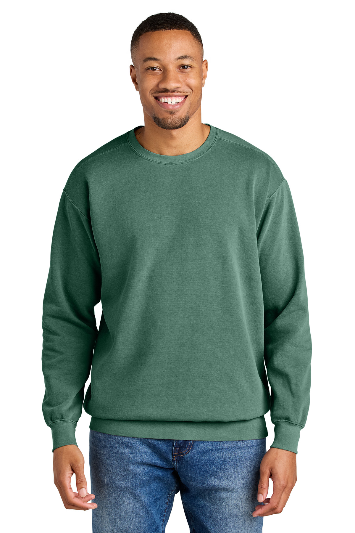 1566 - Comfort Colors Adult Crewneck Sweatshirt - Safari Sun
