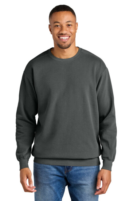 1566 - Comfort Colors Adult Crewneck Sweatshirt - L, Pepper