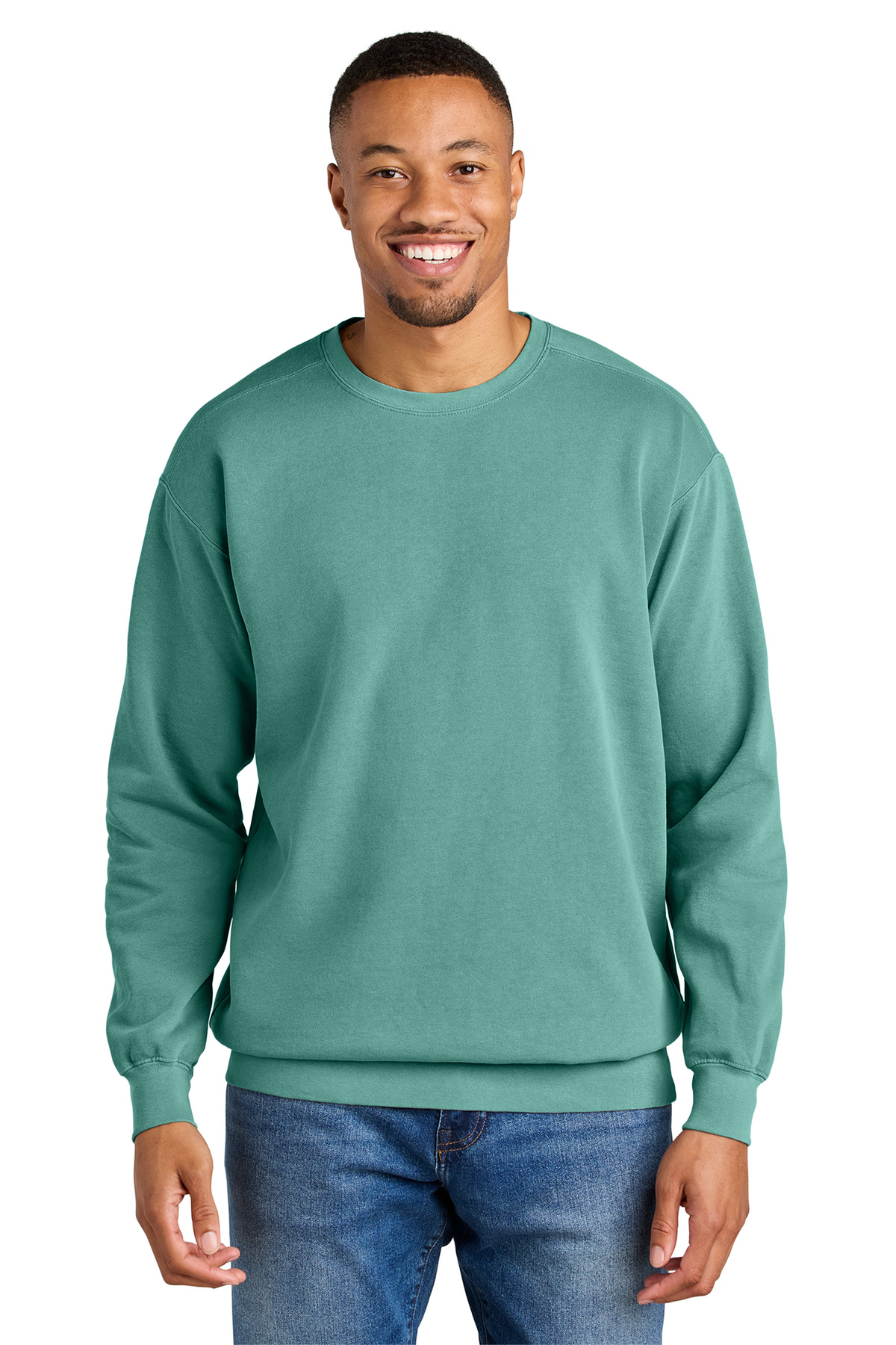トップス Unisphere Crewneck Sweatshirt 1566 - Comfort Colors Adult Crewneck Sweatshirt - Safari Sun