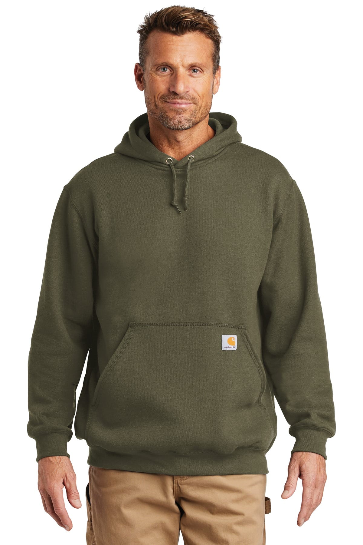 CTK121 - Carhartt Midweight Hooded Sweatshirt - Safari Sun