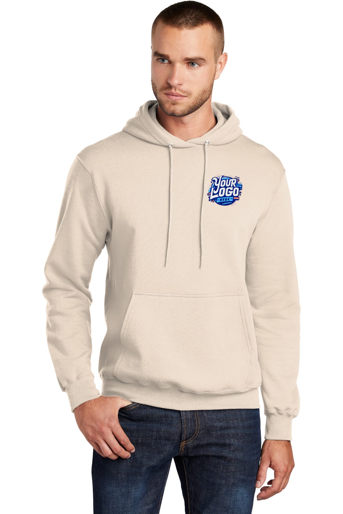 PC78H Port Company Core Fleece Pullover Hooded Sweatshirt