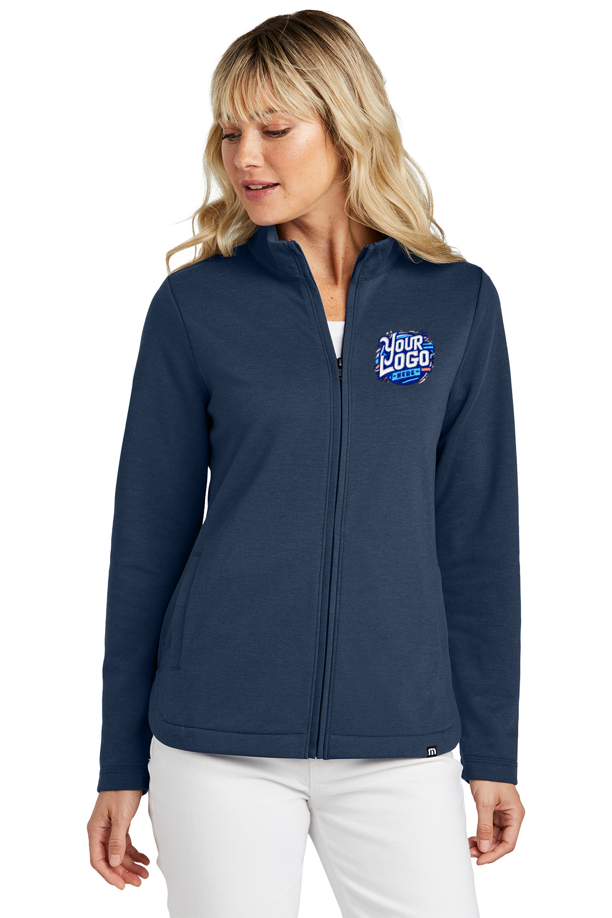 TM1LD001 - TravisMathew Ladies Coveside Full-Zip - Safari Sun
