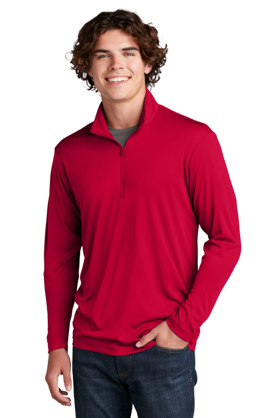 ST357 - Sport-Tek PosiCharge Competitor 1/4-Zip Pullover - Safari Sun
