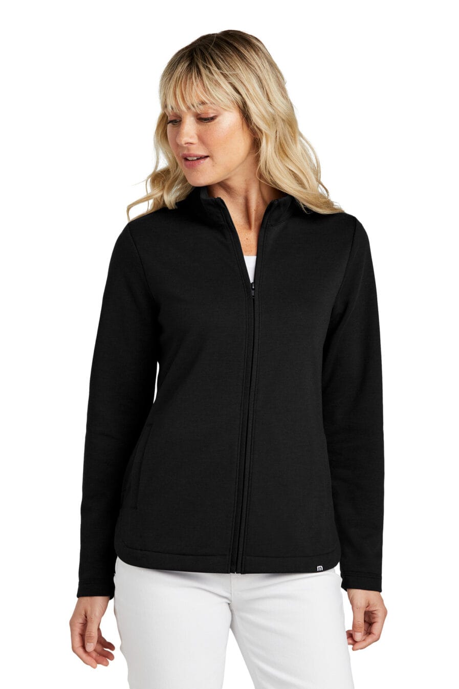 TM1LD001 - TravisMathew Ladies Coveside Full-Zip - Safari Sun