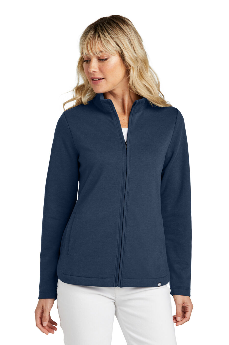 TM1LD001 - TravisMathew Ladies Coveside Full-Zip - Safari Sun