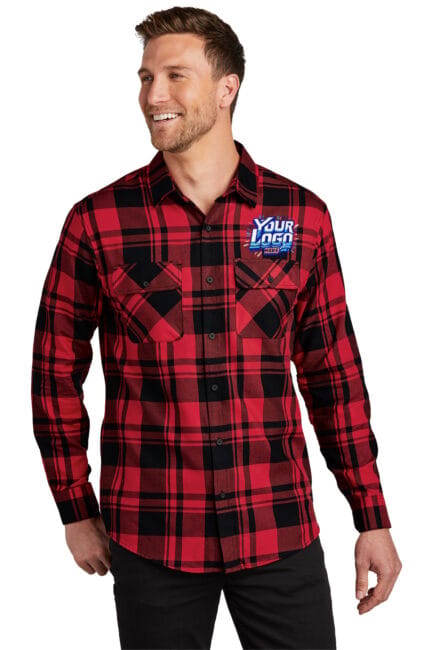W668 - Port Authority Plaid Flannel Shirt