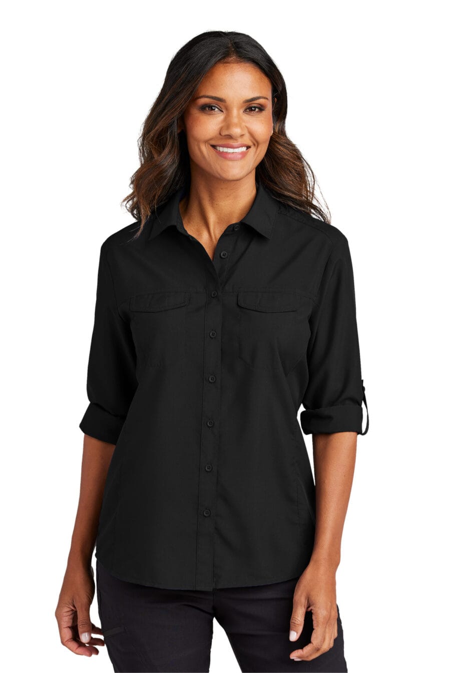 LW960 - Port Authority Ladies Long Sleeve UV Daybreak Shirt
