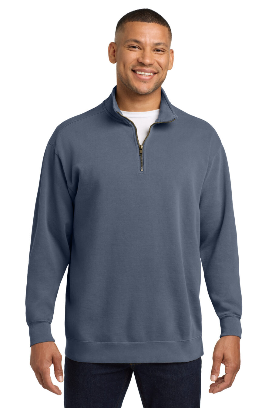 1580 - COMFORT COLORS Ring Spun 1/4-Zip Sweatshirt - Safari Sun