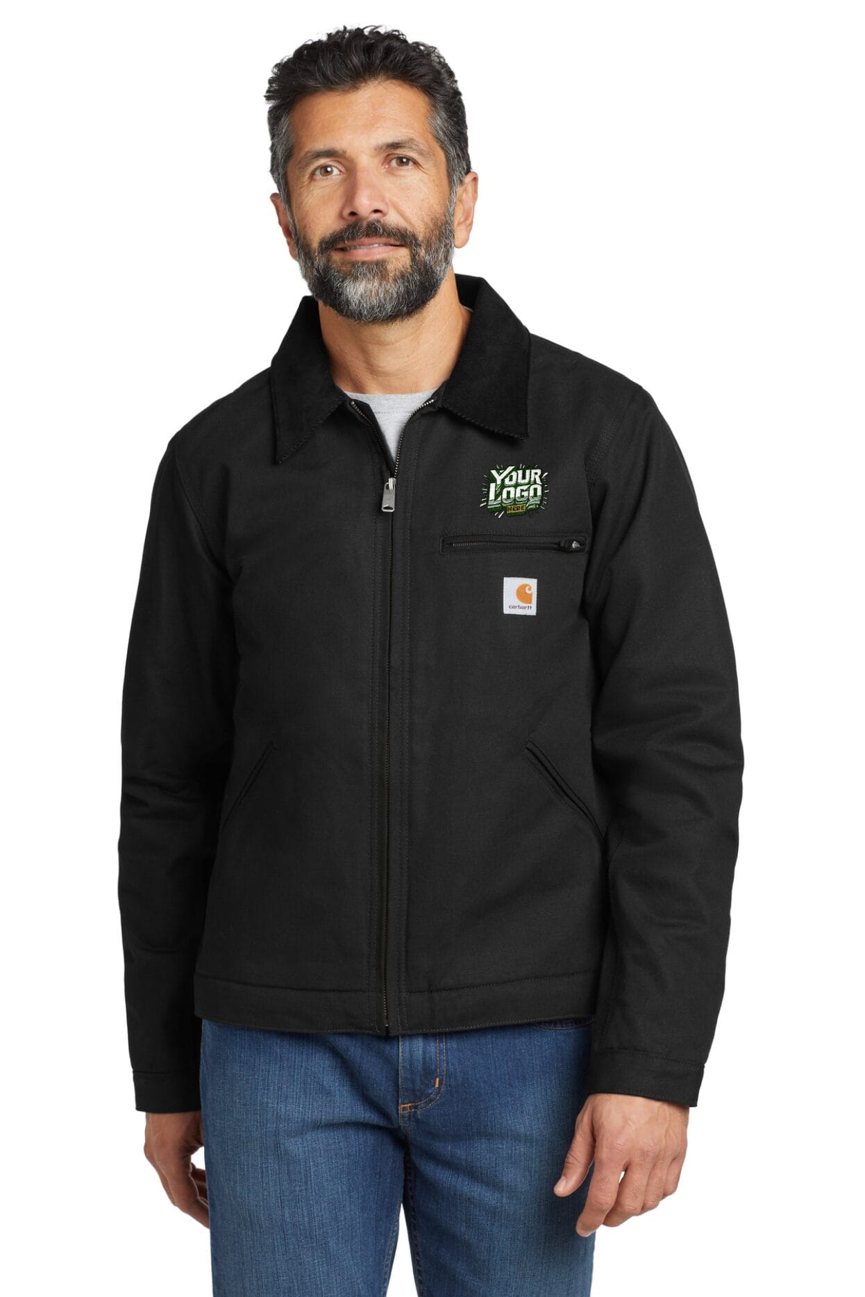 CT103828 - Carhartt Duck Detroit Jacket - Safari Sun