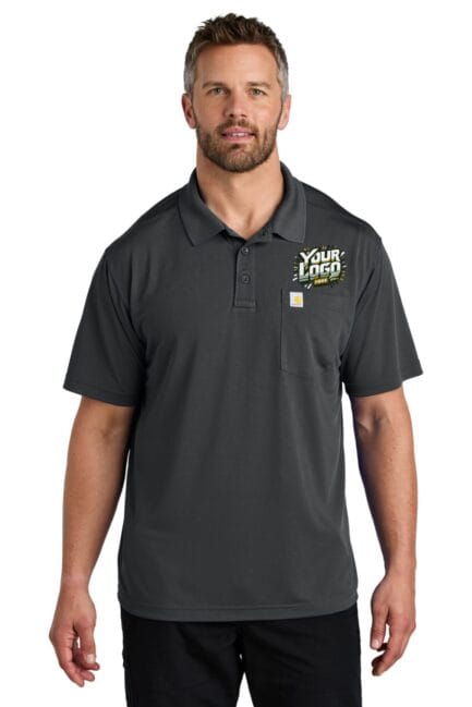 CT106880 - Carhartt Force Snag-Resistant Pocket Polo