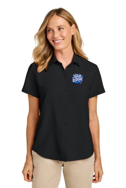 LW963 - Port Authority Women's Short Sleeve UV Dockside Shirt