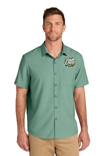 W963 - Port Authority Short Sleeve UV Dockside Shirt