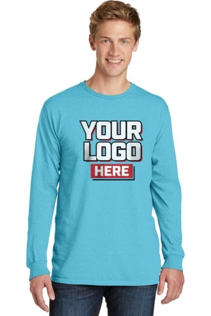 PC099LS - Port & Company Beach Wash Garment-Dyed Long Sleeve Tee