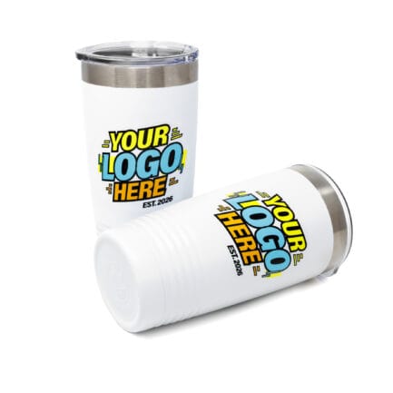 Custom 20 oz. Printed Insulated Tumbler with Clear Lid