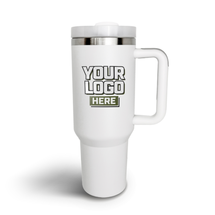 Custom 40 oz. Printed Insulated Tumbler with Handle