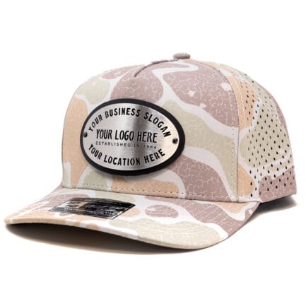 615-MP Metal Patch 10/10 5 Panel Hats