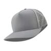 615-MP Metal Patch 10/10 5 Panel Hats - Light Gray