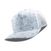 615-MP Metal Patch 10/10 5 Panel Hats - White Reef