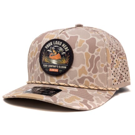 Color Printed R615-CLP 10/10 5 Panel Rope Hats