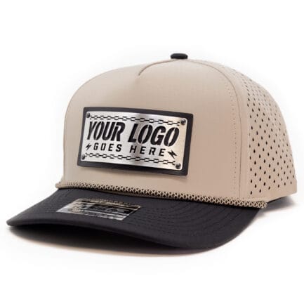 R615-MP Metal Patch 10/10 5 Panel Rope Hats