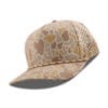 R615-MP Metal Patch 10/10 5 Panel Rope Hats - Wild Desert Camo (Tan Rope/Black Stripes)