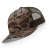112PFP-MP Richardson Metal Patch Pattern Trucker Cap - Bark Duck Camo/ Brown