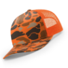 112PFP-MP Richardson Metal Patch Pattern Trucker Cap - Blaze Duck Camo/ Blaze