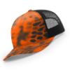 112PFP-MP Richardson Metal Patch Pattern Trucker Cap - Kryptek Inferno/ Black