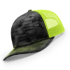 112PFP-MP Richardson Metal Patch Pattern Trucker Cap - Kryptek Typhan/ Neon Yellow