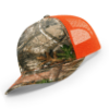 112PFP-MP Richardson Metal Patch Pattern Trucker Cap - Realtree Edge/ Neon Orange