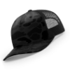 112PFP-MP Richardson Metal Patch Pattern Trucker Cap - Sable Duck Camo/ Black