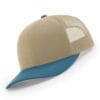 112-MP Richardson Metal Patch Trucker Cap - Cmb Khaki/ Legion Blue
