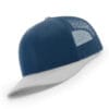112-MP Richardson Metal Patch Trucker Cap - Cmb Light Blue/ Light Grey
