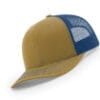 112-MP Richardson Metal Patch Trucker Cap - Biscuit/ True Blue