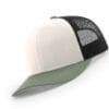 112-MP Richardson Metal Patch Trucker Cap - Cream/ Black/ Loden